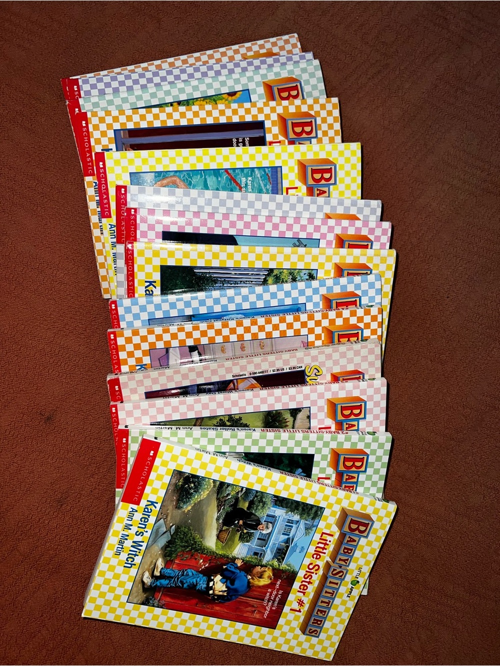 VTG Baby-Sitters Little Sister Book Lot (14 Books) Ann M. Martin Scholastic